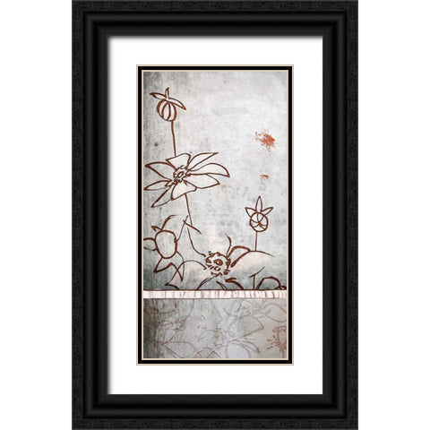 Touch of Spring I Black Ornate Wood Framed Art Print with Double Matting by Lacie, Robert
