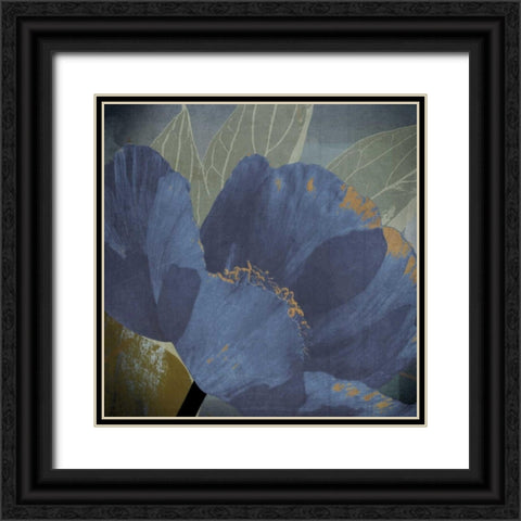 Blooming Jewels Black Ornate Wood Framed Art Print with Double Matting by Lacie, Robert