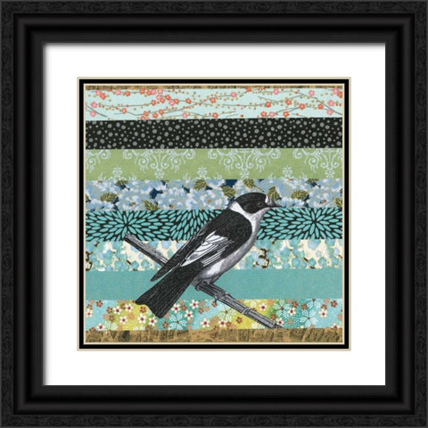 Bookplate I Black Ornate Wood Framed Art Print with Double Matting by Mueller, Andrea