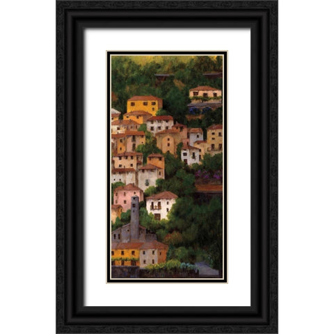 Lago di Como II Black Ornate Wood Framed Art Print with Double Matting by Masdeu, Montserrat