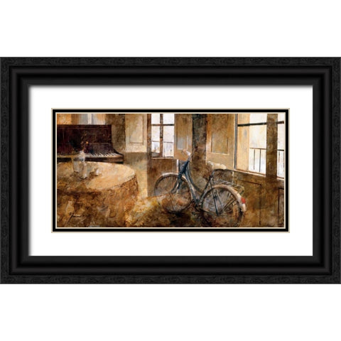 Interior Black Ornate Wood Framed Art Print with Double Matting by Martin, Noemi