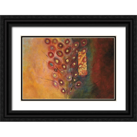 The Silent Life of Trees II Black Ornate Wood Framed Art Print with Double Matting by Morley Russell, Natalia