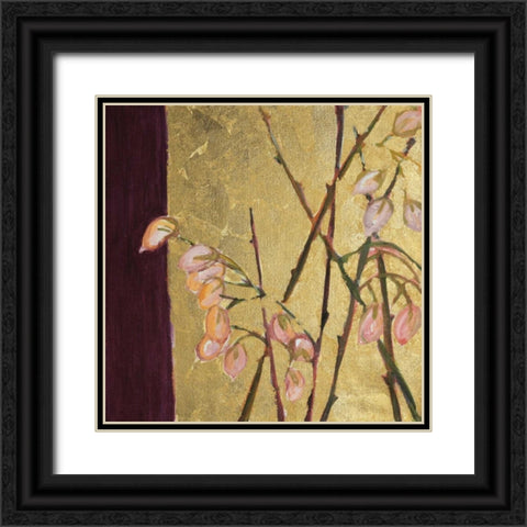 For the Love of Gold I Black Ornate Wood Framed Art Print with Double Matting by Morley Russell, Natalia