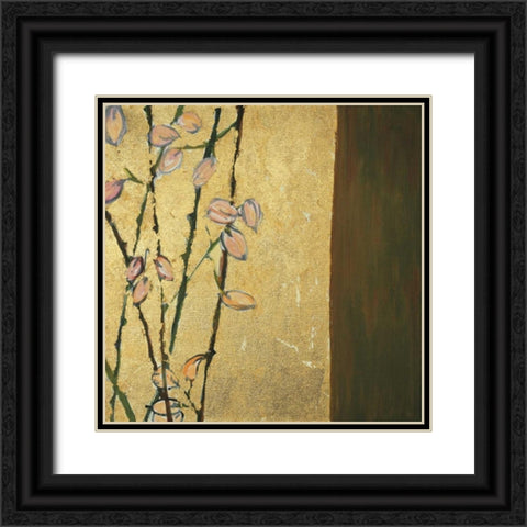 For the Love of Gold II Black Ornate Wood Framed Art Print with Double Matting by Morley Russell, Natalia