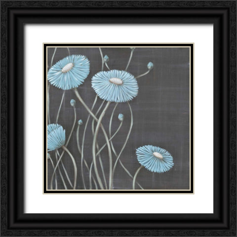 Springing Blossoms II Black Ornate Wood Framed Art Print with Double Matting by MAJA