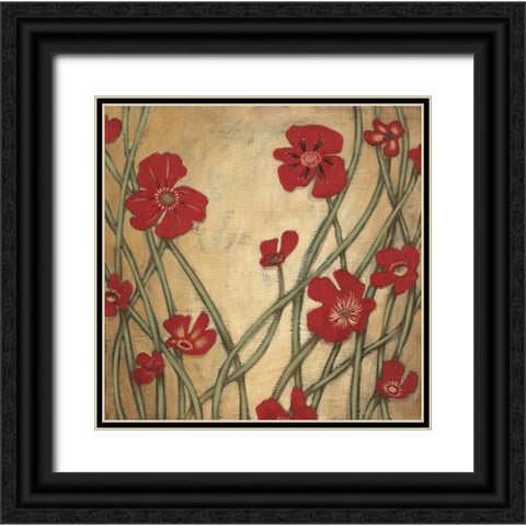 Morning Poem I Black Ornate Wood Framed Art Print with Double Matting by MAJA