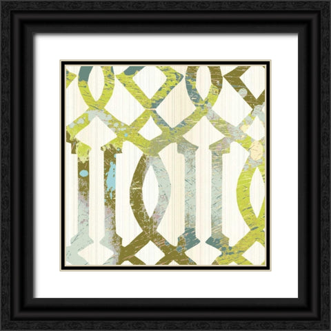Ornamental I Black Ornate Wood Framed Art Print with Double Matting by MAJA