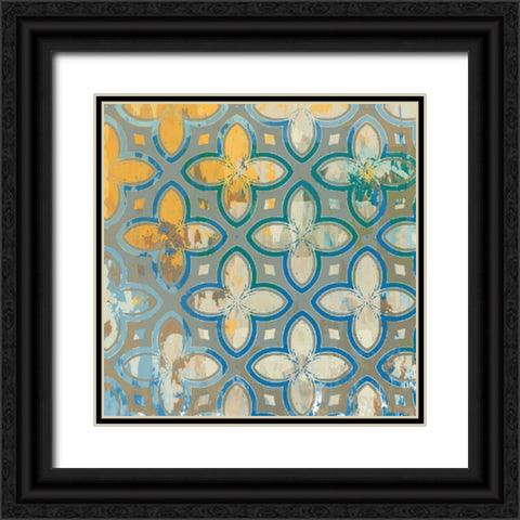 Spice Road II Black Ornate Wood Framed Art Print with Double Matting by MAJA
