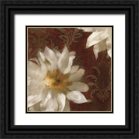 Royal Clematis I Black Ornate Wood Framed Art Print with Double Matting by Pahl, Janel