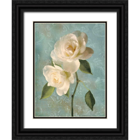 Purity II Black Ornate Wood Framed Art Print with Double Matting by Pahl, Janel