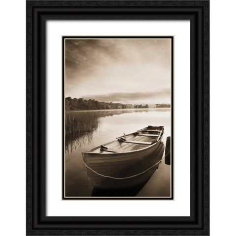 Secret Escape Black Ornate Wood Framed Art Print with Double Matting by Pahl, Janel