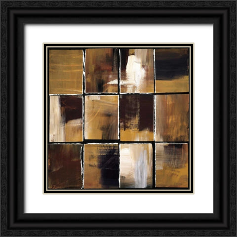12 Windows I Black Ornate Wood Framed Art Print with Double Matting by Pulliam, Mark