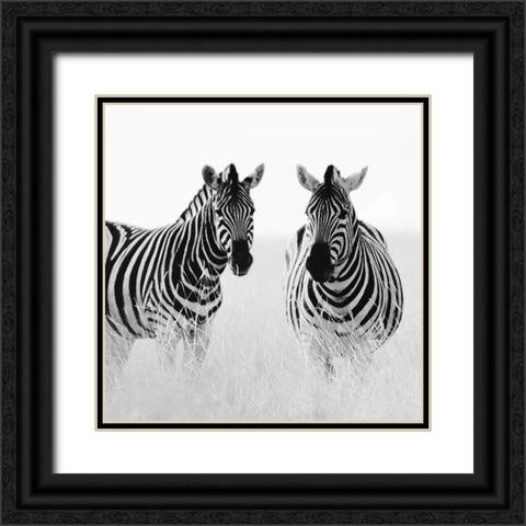 Rendezvous II Black Ornate Wood Framed Art Print with Double Matting by Papiorek, Nina