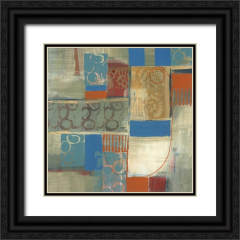 Blue Radiance II Black Ornate Wood Framed Art Print with Double Matting by Bernsen, Leslie