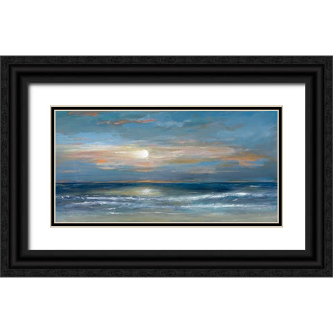 Soleil Black Ornate Wood Framed Art Print with Double Matting by Kadmiri, Aziz