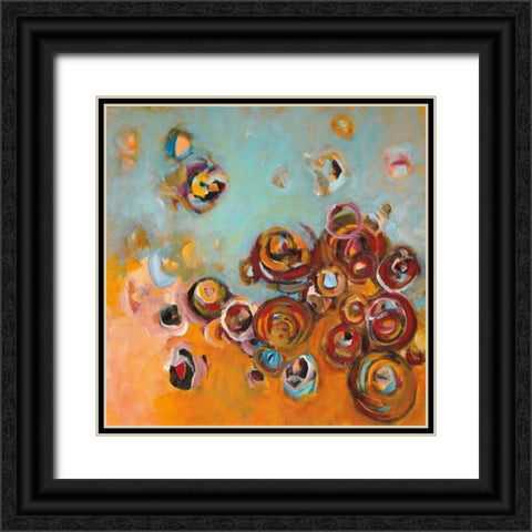 Paradisio I Black Ornate Wood Framed Art Print with Double Matting by Pryor, Patrick