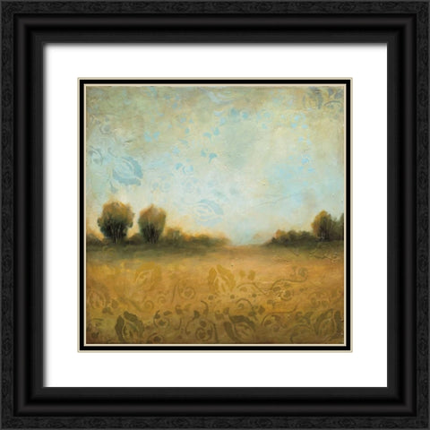 Summer Evening I Black Ornate Wood Framed Art Print with Double Matting by Pasion, Wani