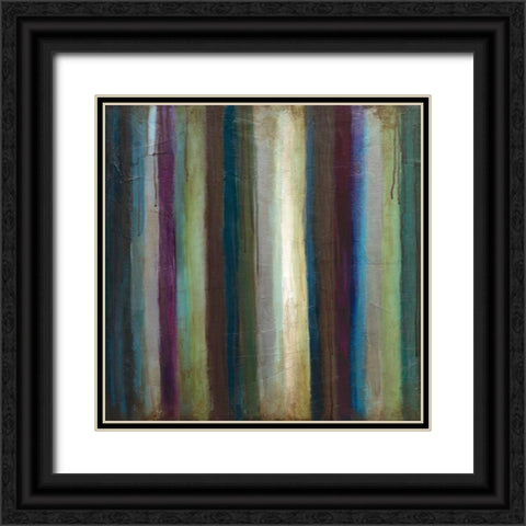 Striations I Black Ornate Wood Framed Art Print with Double Matting by Pasion, Wani