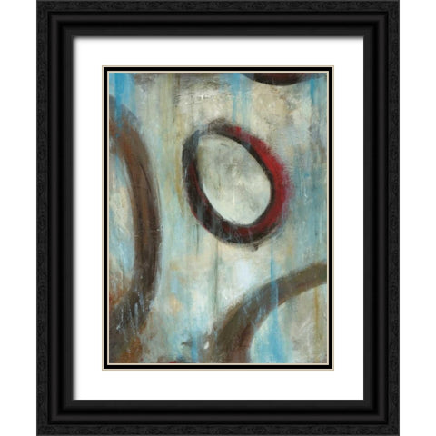 Graysons Loops I Black Ornate Wood Framed Art Print with Double Matting by Pasion, Wani