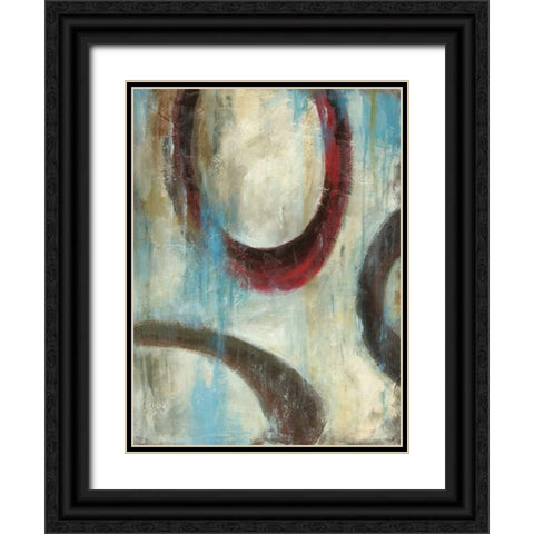 Graysons Loops II Black Ornate Wood Framed Art Print with Double Matting by Pasion, Wani