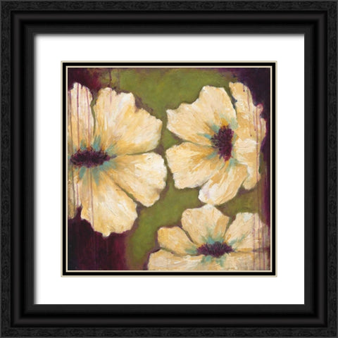 Blooms II Black Ornate Wood Framed Art Print with Double Matting by Pasion, Wani