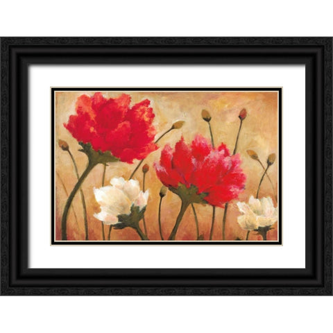Dance Black Ornate Wood Framed Art Print with Double Matting by Pasion, Wani