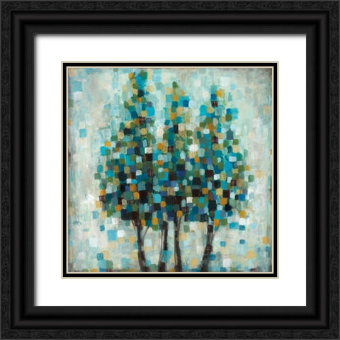 Into the Blue Black Ornate Wood Framed Art Print with Double Matting by Pasion, Wani