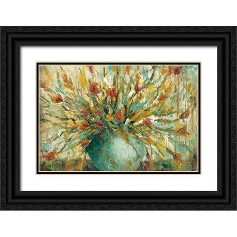Grande Bouquet Black Ornate Wood Framed Art Print with Double Matting by Pasion, Wani