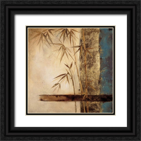 Bamboo Royale II Black Ornate Wood Framed Art Print with Double Matting by Quintero, Tita