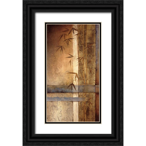 Bamboo Inspirations I Black Ornate Wood Framed Art Print with Double Matting by Quintero, Tita