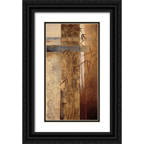 Bamboo Inspirations II Black Ornate Wood Framed Art Print with Double Matting by Quintero, Tita