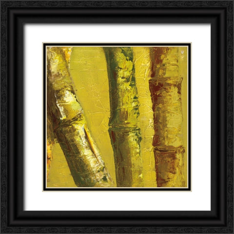 Bamboo Columbia IV Black Ornate Wood Framed Art Print with Double Matting by Quintero, Tita