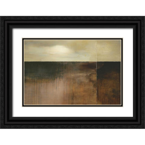 Deep Sienna Sky Black Ornate Wood Framed Art Print with Double Matting by Ross, Heather