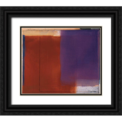 Hours of the Day I Black Ornate Wood Framed Art Print with Double Matting by Ribas, Jaume