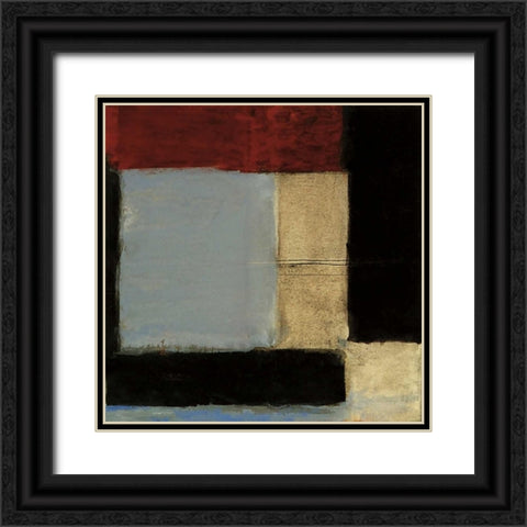 Inner Profile III Black Ornate Wood Framed Art Print with Double Matting by Ribas, Jaume