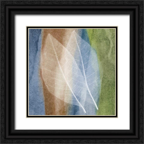 Leaf Structure I Black Ornate Wood Framed Art Print with Double Matting by Rehner, John