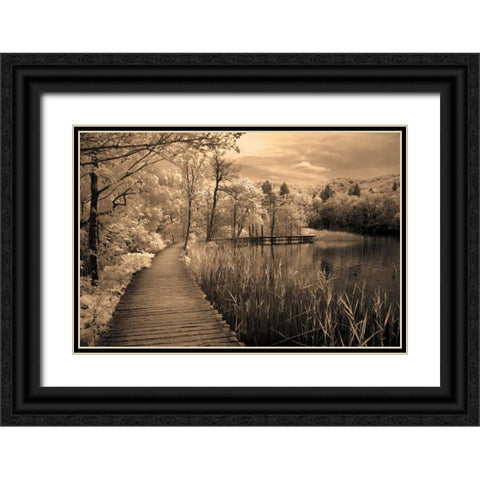 Take My Lead II Black Ornate Wood Framed Art Print with Double Matting by Szilagyi, Ily