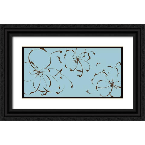 Blooming Moments II Black Ornate Wood Framed Art Print with Double Matting by Sugita, Katsumi