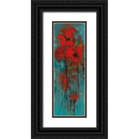 Delights of the Heart I Black Ornate Wood Framed Art Print with Double Matting by Solis, Luis