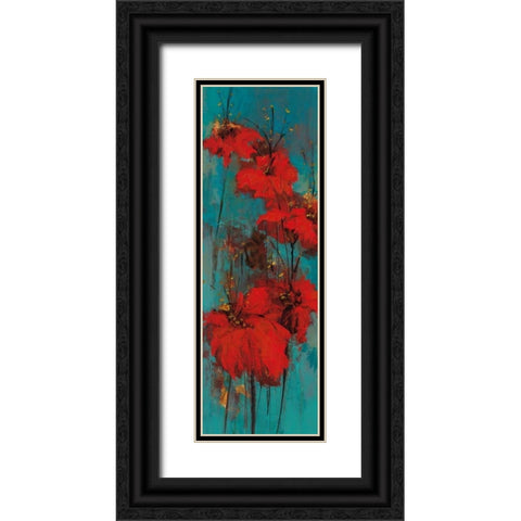 Delights of the Heart II Black Ornate Wood Framed Art Print with Double Matting by Solis, Luis