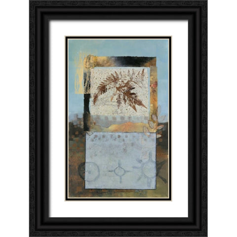 Nature Leaf II Black Ornate Wood Framed Art Print with Double Matting by Tunick, Connie