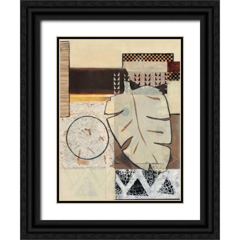 Global Patterns I Black Ornate Wood Framed Art Print with Double Matting by Tunick, Connie