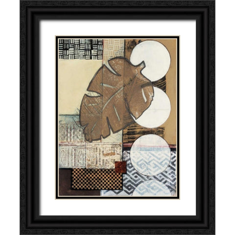 Global Patterns II Black Ornate Wood Framed Art Print with Double Matting by Tunick, Connie