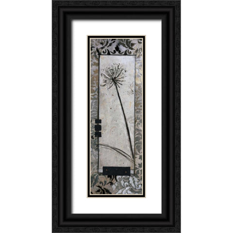 Damask I Black Ornate Wood Framed Art Print with Double Matting by Tunick, Connie