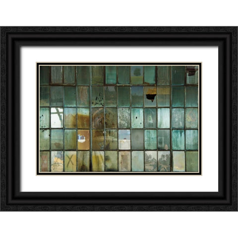 Broken Black Ornate Wood Framed Art Print with Double Matting by Toole, Michael
