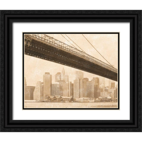 Golden Age I Black Ornate Wood Framed Art Print with Double Matting by Tarras, Teo