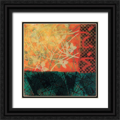 Hiding Place Black Ornate Wood Framed Art Print with Double Matting by Willson, Valerie