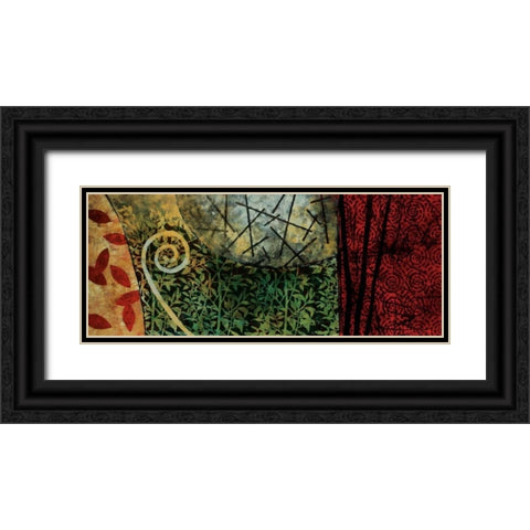Vernal Moonrise Black Ornate Wood Framed Art Print with Double Matting by Willson, Valerie