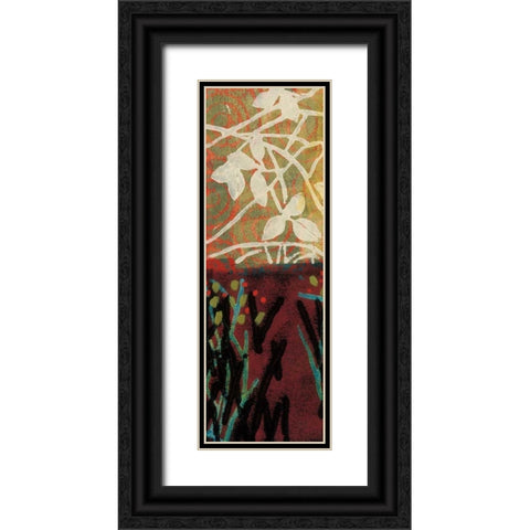 Secret Pathways Black Ornate Wood Framed Art Print with Double Matting by Willson, Valerie
