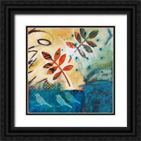 Seasons Change Black Ornate Wood Framed Art Print with Double Matting by Willson, Valerie